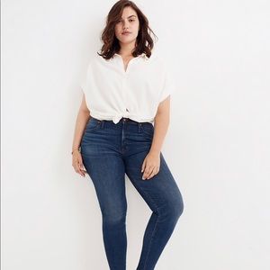 Madewell 9” Mid-Rise Skinny Jeans in Paloma Wash